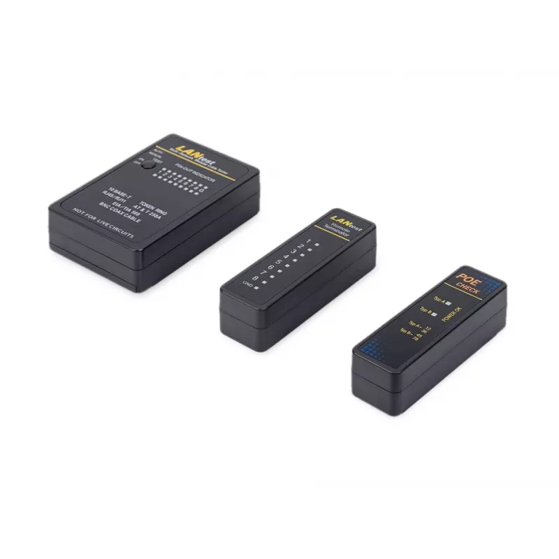 Equip comprobador de cables de red, RJ45, BNC, PoE
