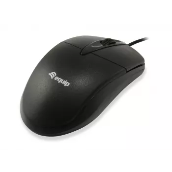 Equip 245102 ratón oficina ambidiestro USB Type-A óptico 1000 DPI