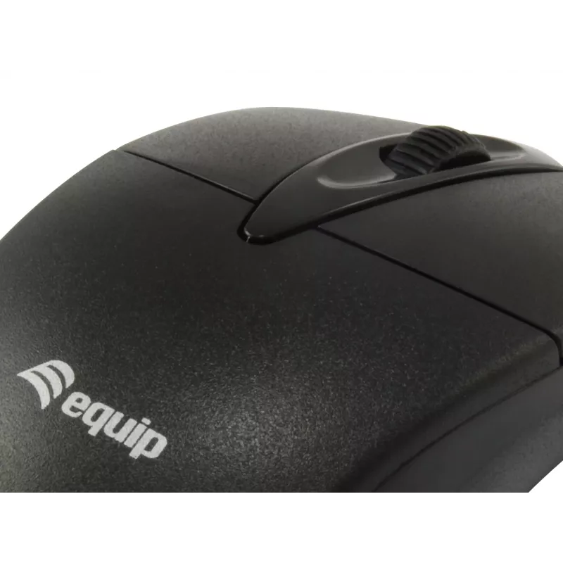 Equip 245102 ratón oficina ambidiestro USB Type-A óptico 1000 DPI