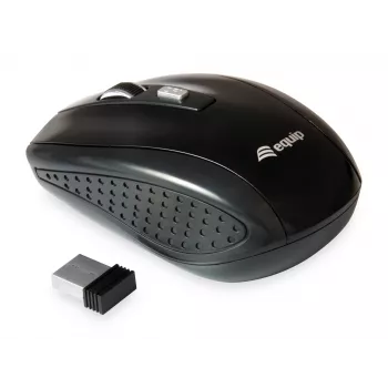 Equip 245104 ratón viaje ambidiestro RF inalámbrico óptico 1600 DPI