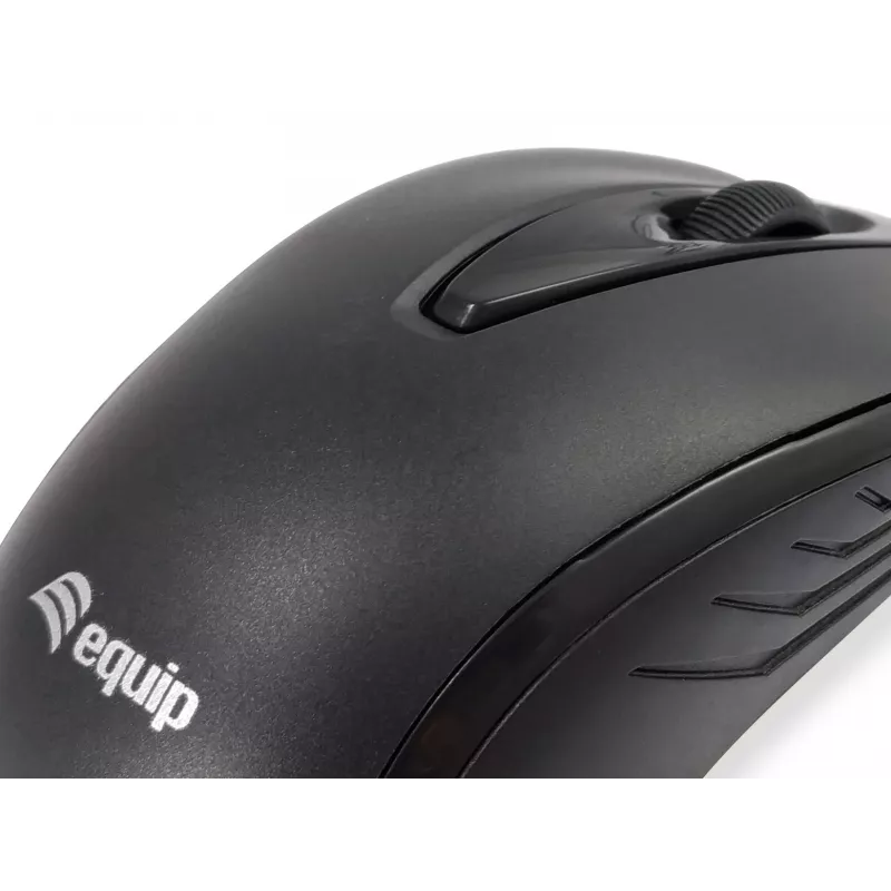 Equip 245107 ratón oficina ambidiestro USB Type-A óptico 1000 DPI