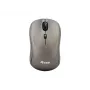 Equip ratón mini óptico inalámbrico, ambidiestro, óptico, RF inalámbrico, 1600 DPI, gris