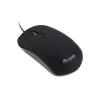 Equip ratón USB Comfort, ambidiestro, óptico, USB Type-A, 1600 DPI, negro