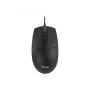 Equip ratón USB Silent, ambidiestro, óptico, USB Type-A, 1200 DPI, negro