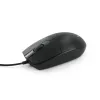 Equip ratón USB Silent, ambidiestro, óptico, USB Type-A, 1200 DPI, negro