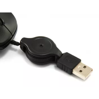 Equip 245103 ratón viaje ambidiestro USB Type-A óptico 1000 DPI