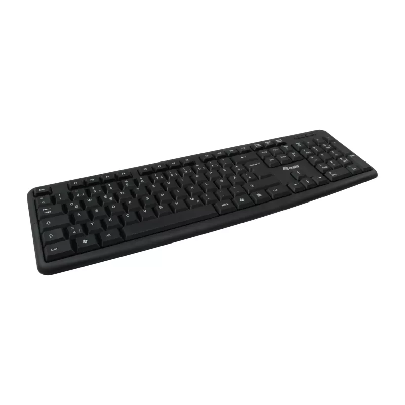 Equip 245203 teclado ratón incluido oficina USB QWERTY italiano negro