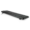 Equip teclado USB con cable, tamaño completo (100%), con cable, USB, QWERTY, negro