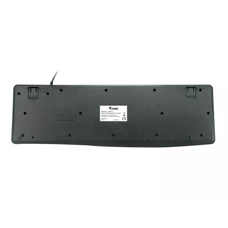 Equip 245213 teclado oficina USB QWERTY italiano negro
