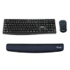 Equip reposamuñecas para teclado, negro, espuma viscoelástica, China, 465 mm, 70 mm, 20 mm