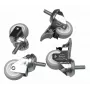 Ruedas giratorias Equip EZW-1 plata 30x30x60mm 4 uds.
