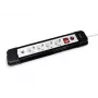 Alargador Equip 245553 1,5 m 4 salidas AC interior negro, blanco