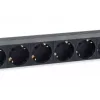 Regleta de enchufes alemana Equip 8 tomas con conector macho IEC C14