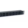 Regleta de enchufes Equip 8 tomas, 6 x IEC-C13 + 2 x IEC-C19, interruptor de encendido/apagado, carcasa de aluminio