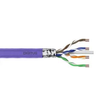 Cable de instalación DIGITUS - CAT6 - F/UTP - AWG 23/1 - 305m - lila