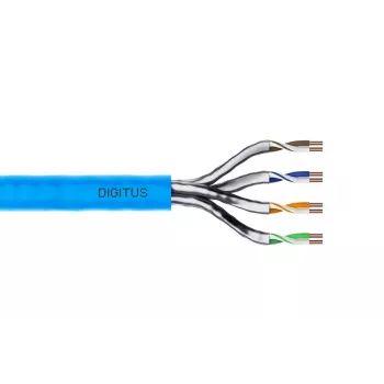 Cable de instalación DIGITUS - CAT6a - U/FTP - AWG 23/1 - 100m - azul