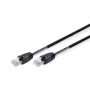 Cable de parcheo para exterior DIGITUS - CAT6 - S/FTP - con boquilla - Cu - 1 m - funda negra