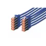 DIGITUS Cable de red CAT6 S/FTP, 2 m, gris, pack de 10