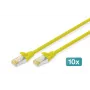 DIGITUS Cable de red CAT6 S/FTP, 1 m, gris, pack de 10