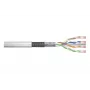 Cable de red Digitus CAT 6 SF/UTP par trenzado sin conector 100m gris