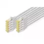 DIGITUS Cable de conexión CAT6A S/FTP, 5 m, gris, pack de 10