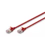 Latiguillo plano DIGITUS - CAT6A - F-FTP - 5 m - rojo