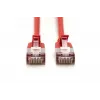 Latiguillo plano DIGITUS - CAT6A - F-FTP - 2 m - rojo