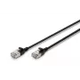 Latiguillo plano DIGITUS - CAT6A - F-FTP - 2 m - negro