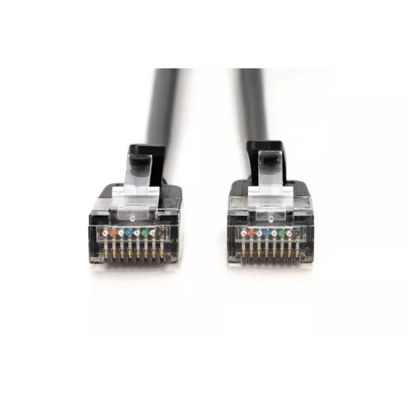Latiguillo plano DIGITUS - CAT6A - F-FTP - 2 m - negro