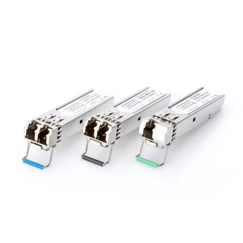 Módulo SFP DIGITUS 1,25 Gbit/s, hasta 20 km monomodo, conector LC dúplex 1000Base-LX, 1310 nm