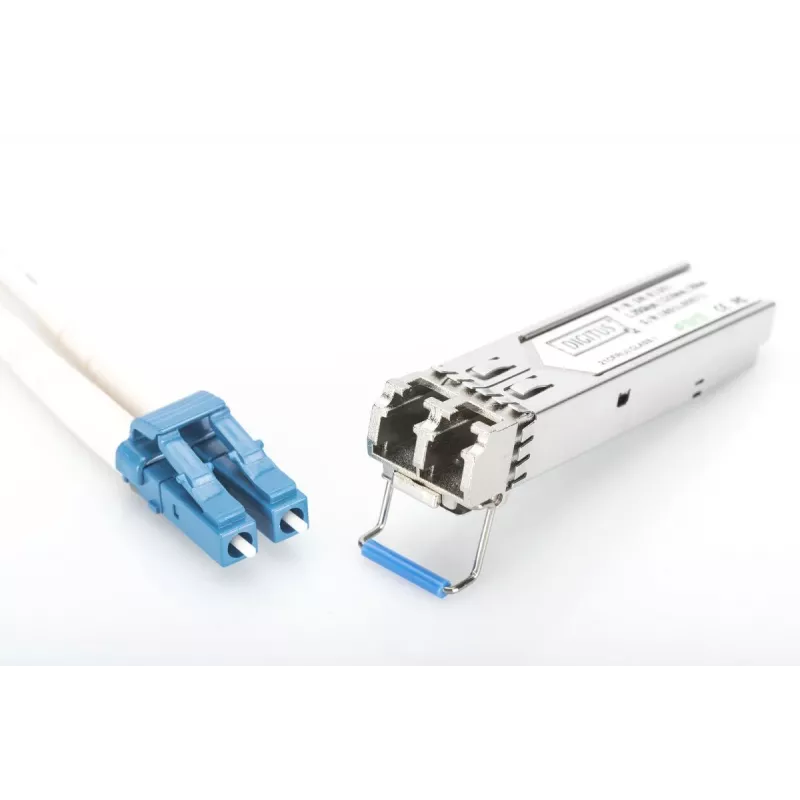 Módulo SFP DIGITUS 1,25 Gbit/s, hasta 20 km monomodo, conector LC dúplex 1000Base-LX, 1310 nm