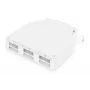 DIGITUS Caja de empalme para carril DIN para 6x acopladores SC//DX, color gris