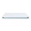 DIGITUS Caja de empalme deslizante de fibra óptica, 1U, equipada con 24x LC dúplex, incl. tornillo M25, cassette de empalme pigtails de colores OM4, adaptador