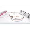 Caja de empalme de fibra óptica extraíble DIGITUS, 1HE, equipada con 6x LC-Duplex, incl. tornillo M 25, cassette de empalme OM4 pigtails de colores, adaptador