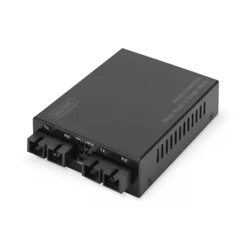 DIGITUS Convertidor de medios multimodo/monomodo Gigabit, longitud de onda: 850 nm 1310 nm 20 km