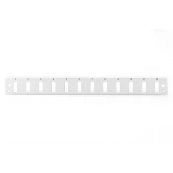 DIGITUS Panel frontal FO Quick Lock 12x SC DX vertical gris