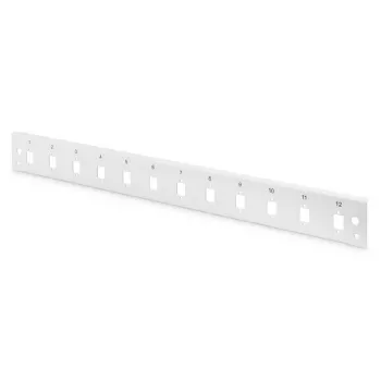 DIGITUS Panel frontal FO Quick Lock 12x LC DX SC SX E2000 SX gris