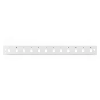 DIGITUS Panel frontal FO Quick Lock 12x LC DX SC SX E2000 SX gris