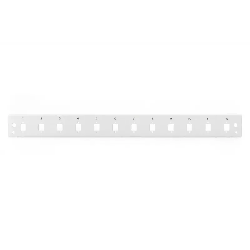 DIGITUS Panel frontal FO Quick Lock 12x LC DX SC SX E2000 SX gris