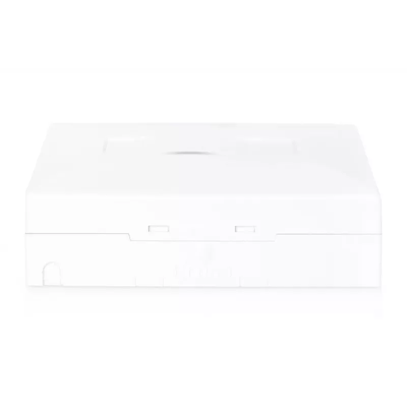DIGITUS Caja FTTH, con superficie de adaptador 4x SC (APC) SX y montaje en carril DIN