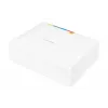 DIGITUS Caja FTTH, con superficie de adaptador 4x SC (APC) SX y montaje en carril DIN