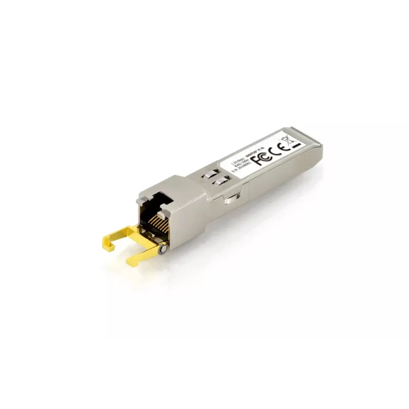 DIGITUS Módulo SFP Mini GBIC de cobre 10G 100m compatible con 10G 5G 2.5G 1G Base-T
