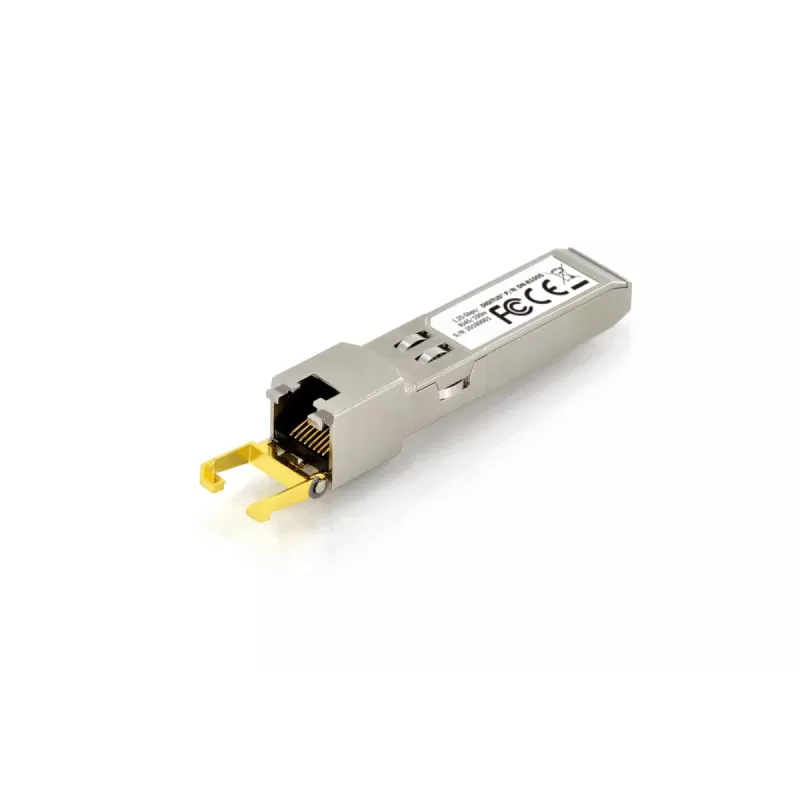 DIGITUS Módulo SFP de cobre 1,25 Gbps RJ45 compatible con HP 1000 Mbit hasta 100 m