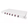 DIGITUS Caja de empalme de fibra óptica SC OM4 1U 6xSC-DX cassette pigtails acopladores