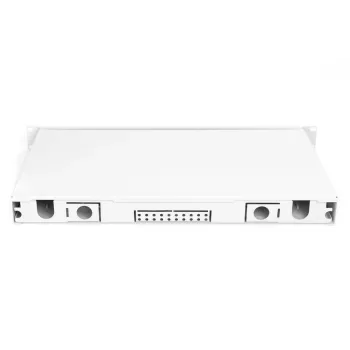 DIGITUS Caja de empalme de fibra óptica LC OS2 1U 6xLC-DX con cassette, pigtails y acopladores