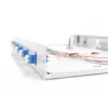DIGITUS Caja de empalme de fibra óptica LC OS2 1U 6xLC-DX con cassette, pigtails y acopladores