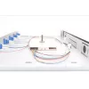 DIGITUS Caja de empalme de fibra óptica LC OS2 1U 6xLC-DX con cassette, pigtails y acopladores