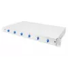 DIGITUS Caja de empalme de fibra óptica LC OS2 1U 6xLC-DX con cassette, pigtails y acopladores