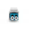 Acoplador LC/LC dúplex de fibra óptica Digitus DN-96007-1-K