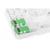 DIGITUS Roseta FTTH, con 2x adaptador LC(APC) DX, montaje en superficie
